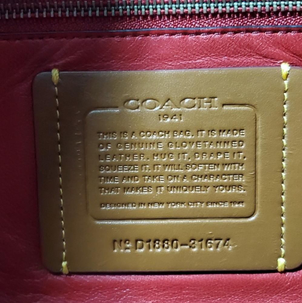 Coach 1941 Bedford Large Hobo Oxblood Bag - Picture 7 of 15